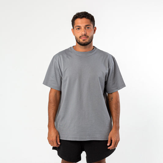 GREY BOXY T