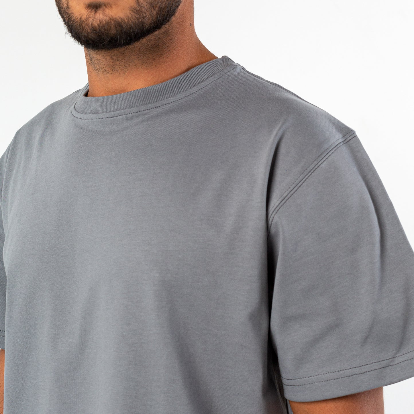 GREY BOXY T