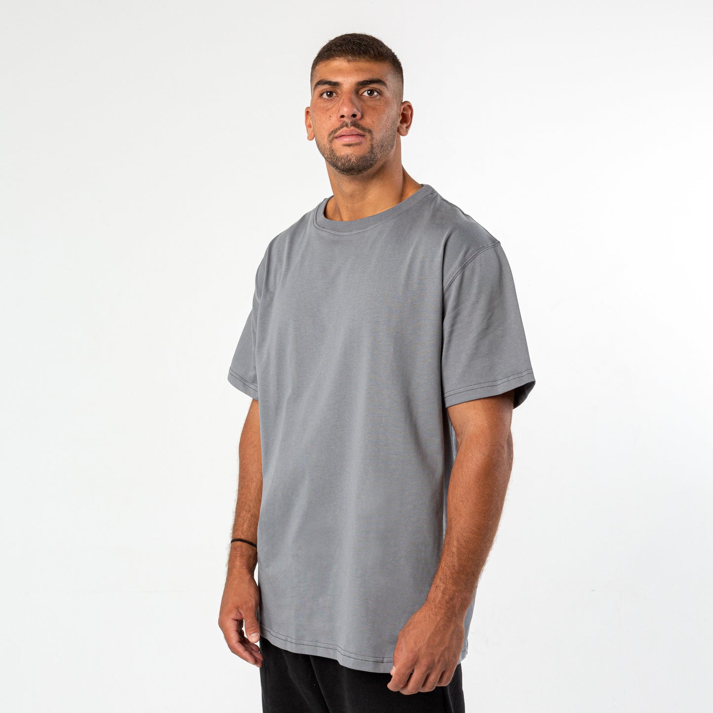 GREY OVERSIZED T