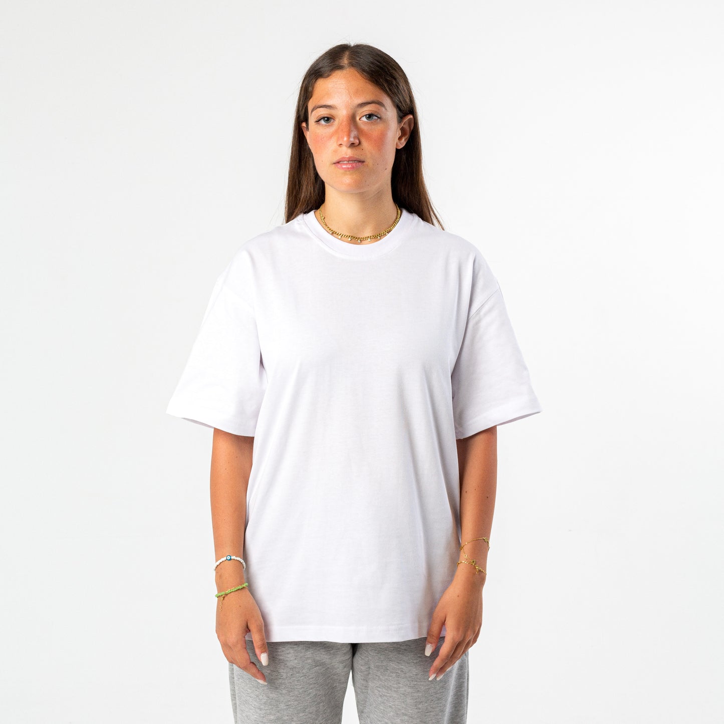 WHITE OVERSIZED T