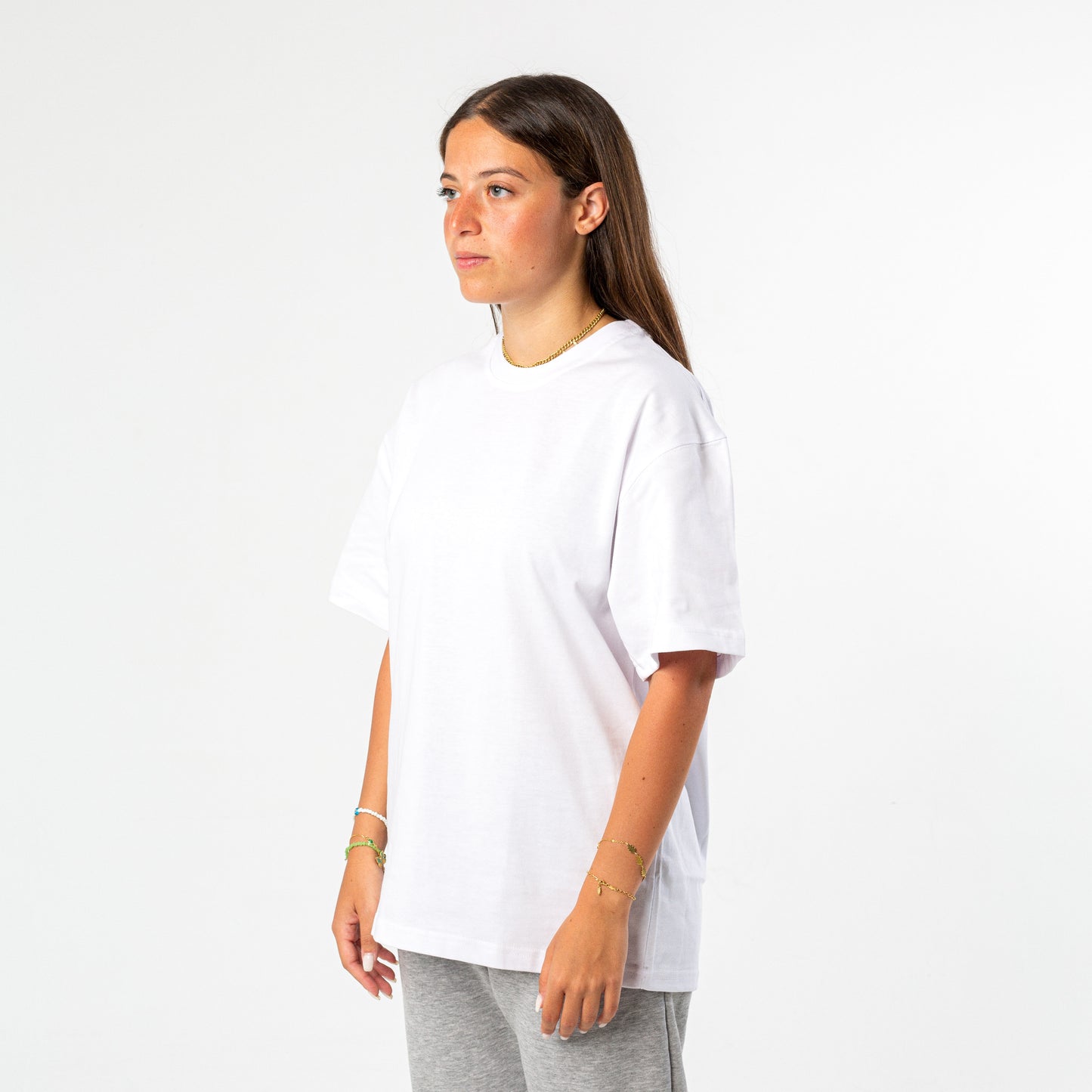 WHITE OVERSIZED T