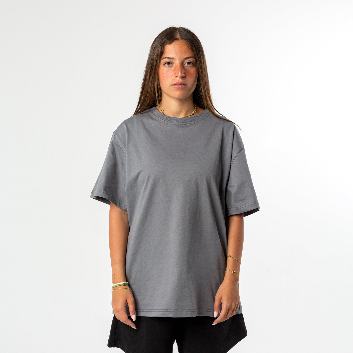 GREY OVERSIZED T