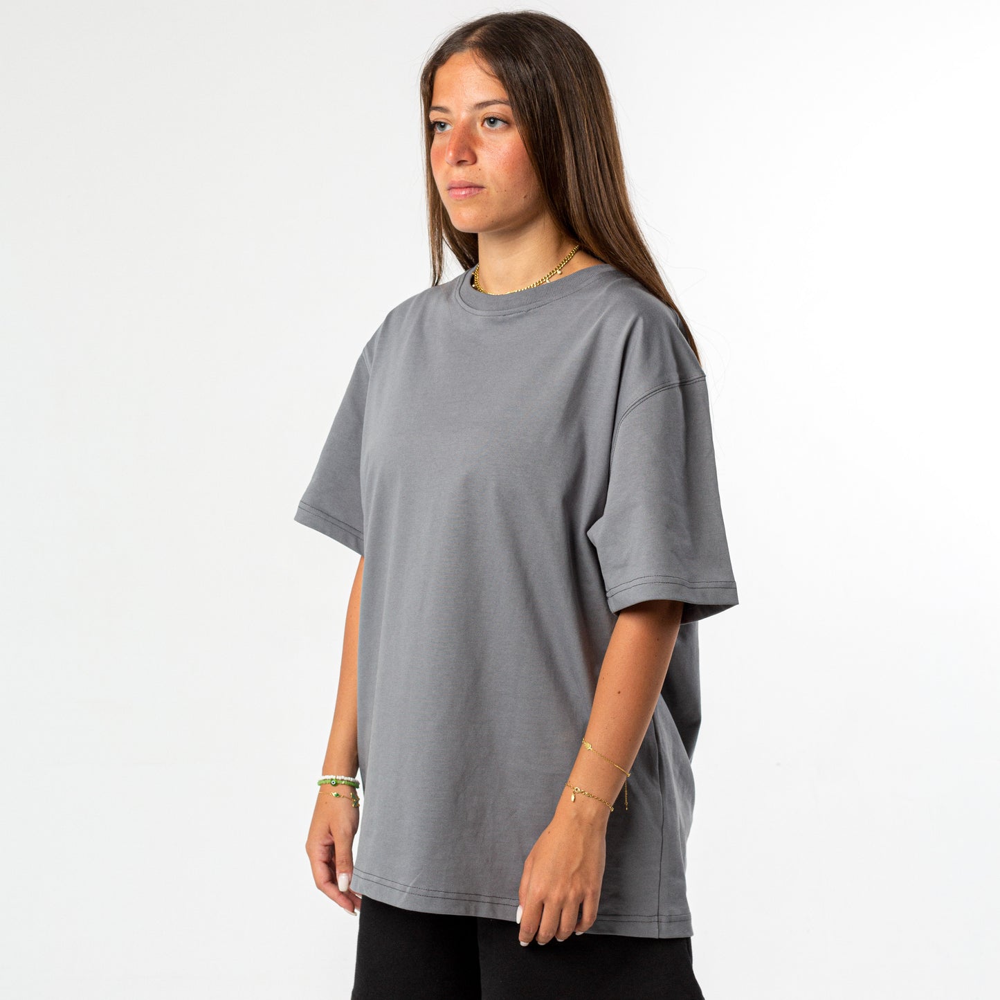 GREY OVERSIZED T